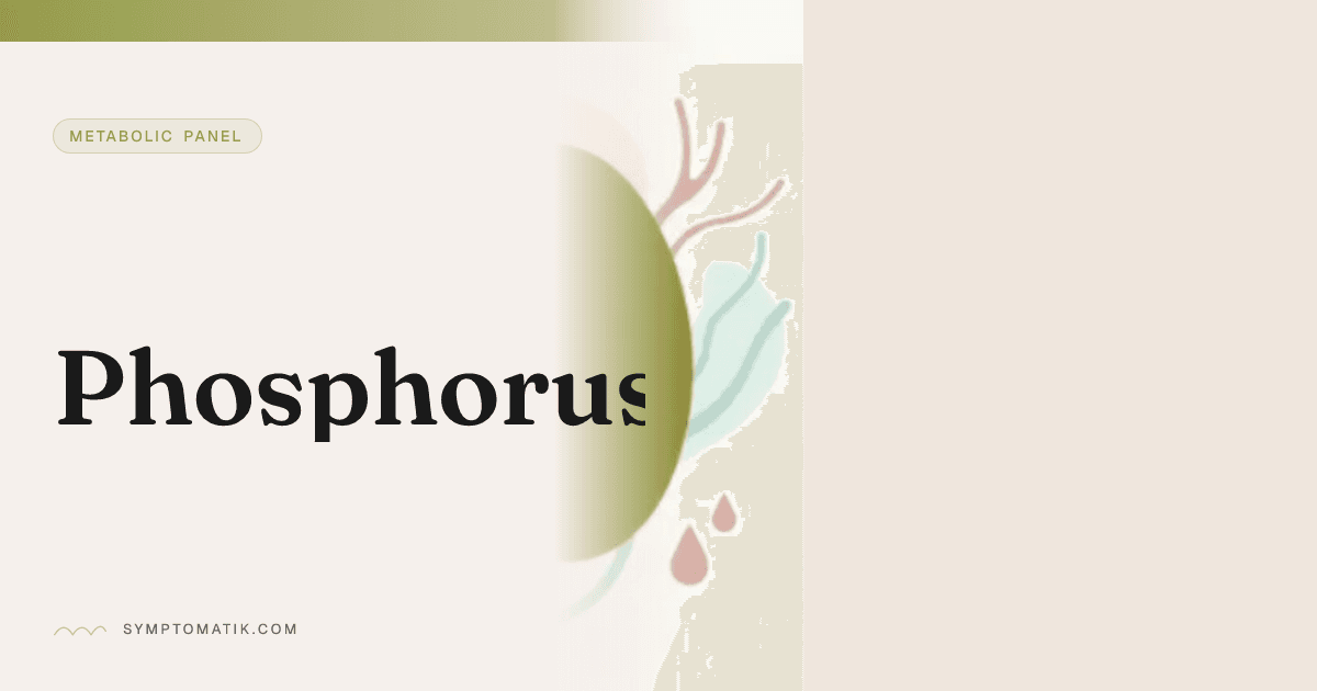 Phosphorus – Results & Ranges | Symptomatik